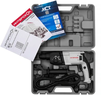 Перфоратор Интерскол П-28/850ЭР патрон:SDS-plus уд.:3.1Дж 850Вт (кейс в комплекте) - купить недорого с доставкой в интернет-магазине