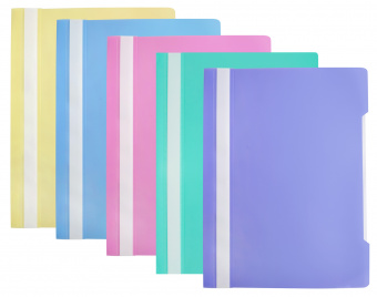 Папка-скоросшиватель Бюрократ Pastel -PSLPAST/YEL A4 прозрач.верх.лист пластик желтый 0.14/0.18 - купить недорого с доставкой в интернет-магазине
