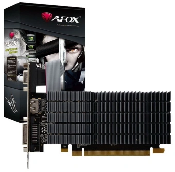 Видеокарта Afox PCI-E 2.0 AF710-2048D3L5 NVIDIA GeForce GT 710 2Gb 64bit GDDR3 954/1333 DVIx1 HDMIx1 CRTx1 HDCP Ret - купить недорого с доставкой в интернет-магазине