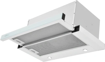 Вытяжка встраиваемая Zugel ZHT652GW белый управление: сенсорное (1 мотор) - купить недорого с доставкой в интернет-магазине