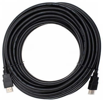 Кабель аудио-видео Cactus CS-HDMI.1.4-10 HDMI (m)/HDMI (m) 10м. Позолоченные контакты черный - купить недорого с доставкой в интернет-магазине