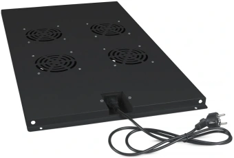 Модуль вентиляторный Cabeus (TRAY-100-BK) 4 вент. черный - купить недорого с доставкой в интернет-магазине