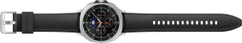Смарт-часы Samsung Galaxy Watch 8 Classic LTE 46мм 1.34" Super AMOLED корп.серебристый рем.черный (SM-L505FZKACAU) - купить недорого с доставкой в интернет-магазине