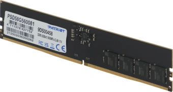 Память DDR5 8GB 5600MHz Patriot PSD58G560081 Signature Line RTL PC5-44800 CL46 DIMM 288-pin 1.1В single rank Ret - купить недорого с доставкой в интернет-магазине