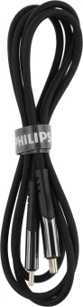 Кабель Philips DLC9100 USB Type-C (m)-USB Type-C (m) 1.2м черный коробка (упак.:1шт) - купить недорого с доставкой в интернет-магазине