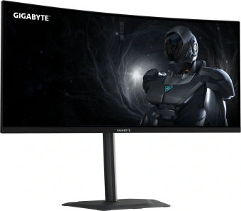 Монитор Gigabyte 34" G34WQC2 EK черный VA LED 21:9 HDMI M/M матовая HAS Piv 4000:1 450cd 178гр/178гр 3440x1440 200Hz FreeSync Premium DP WQ 7.36кг - купить недорого с доставкой в интернет-магазине