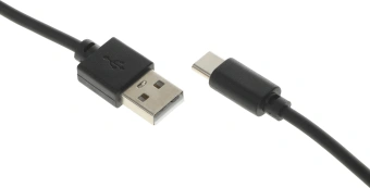 Кабель USB (m)-USB Type-C (m) 2м черный - купить недорого с доставкой в интернет-магазине
