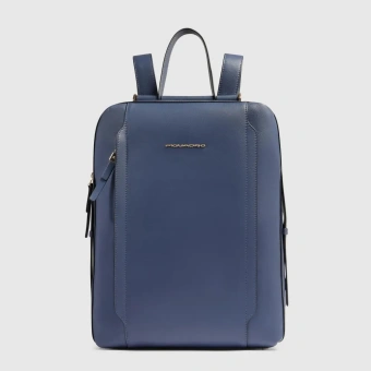 Рюкзак женский Piquadro Circle CA4576W92/BLU4 синий кожа - купить недорого с доставкой в интернет-магазине