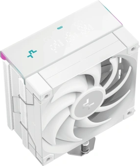 Устройство охлаждения(кулер) Deepcool AK400 Digital Pro Wh Soc-AM5/AM4/1200/1700/1851 белый 4-pin 25dB Al+Cu LCD 220W 695gr Ret (R-AK400-WHAPMN-G) - купить недорого с доставкой в интернет-магазине