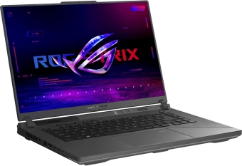 Ноутбук Asus ROG Strix G16 G614JU-N3490 Core i5 13450HX 16Gb SSD512Gb NVIDIA GeForce RTX4050 6Gb 16" IPS FHD+ (1920x1200) без ОС grey WiFi BT Cam (90NR0CC1-M012J0) - купить недорого с доставкой в интернет-магазине