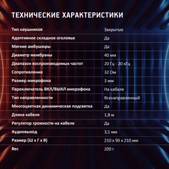 Наушники с микрофоном Оклик HS-L355G черный 1.8м мониторные оголовье (1939807) - купить недорого с доставкой в интернет-магазине