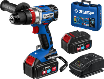 Дрель-шуруповерт Зубр DBS-201-42 аккум. патрон:быстрозажимной (кейс в комплекте) - купить недорого с доставкой в интернет-магазине