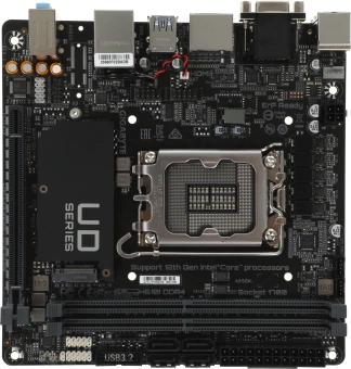 Материнская плата Gigabyte H610I DDR4 Soc-1700 Intel H610 2xDDR4 mini-ITX AC`97 8ch(7.1) GbLAN+VGA+HDMI+DP - купить недорого с доставкой в интернет-магазине
