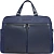 Деловая сумка Piquadro Orion CA6624S136/BLU с отделением для ноутбука 15.6" синяя ткань/натур.кожа