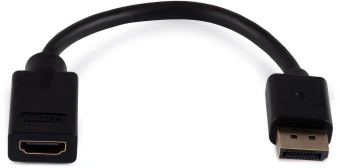 Переходник Buro DisplayPort (m)/HDMI (f) черный (BU-HDMI(F)-DP(M)) - купить недорого с доставкой в интернет-магазине