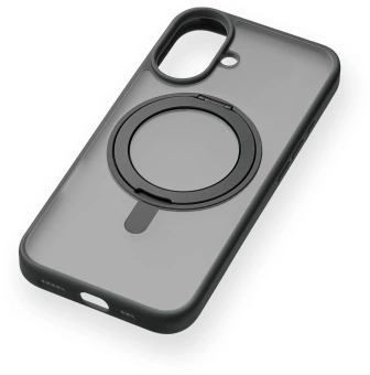 Чехол (клип-кейс) uBear для Apple iPhone 16 Clip 360 with MagSafe черный (CS437BL61RG-I24M) - купить недорого с доставкой в интернет-магазине