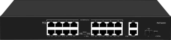 Коммутатор Falcon Eye FE-16FPG2S1 00-00330354 16x100Мбит/с 2x1Гбит/с 16PoE - купить недорого с доставкой в интернет-магазине