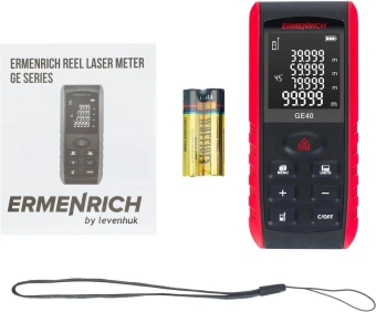 Лазерный дальномер Ermenrich Reel GE40 2кл.лаз. 690нм цв.луч. красный - купить недорого с доставкой в интернет-магазине