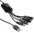 Разветвитель USB 2.0 Buro BU-HUB4-0.3-U2.0-Splitter 4порт. черный - купить недорого с доставкой в интернет-магазине