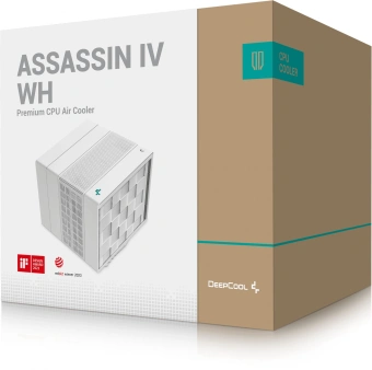 Устройство охлаждения(кулер) Deepcool Assassin IV Soc-AM5/AM4/1151/1200/2066/1700 белый 4-pin 29.3dB Al+Cu 280W 1575gr Ret (R-ASN4-WHNNMT-G) - купить недорого с доставкой в интернет-магазине
