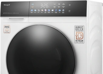 Стиральная машина Weissgauff WM 62210 Direct Drive Touch Inverter Steam класс: A+++ загр.фронтальная макс.:10.5кг белый - купить недорого с доставкой в интернет-магазине