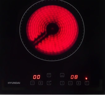 Варочная поверхность Hyundai HHE 3210 BG черный - купить недорого с доставкой в интернет-магазине