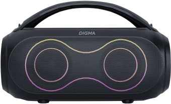 Колонка порт. Digma D-PS1532 черный 60W 2.0 BT 10м 3600mAh (PS1532B) - купить недорого с доставкой в интернет-магазине