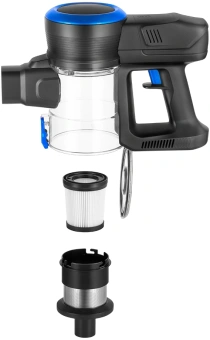 Пылесос ручной Kitfort КТ-5175-1 220Вт синий/черный - купить недорого с доставкой в интернет-магазине