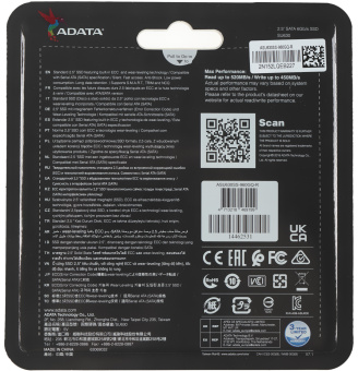Накопитель SSD A-Data SATA III 960GB ASU630SS-960GQ-R Ultimate SU630 2.5" - купить недорого с доставкой в интернет-магазине