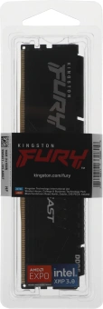 Память DDR5 16GB 5600MHz Kingston KF556C36BBE-16 Fury Beast Black Expo RTL Gaming PC5-44800 CL36 DIMM 288-pin 1.25В kit single rank с радиатором Ret - купить недорого с доставкой в интернет-магазине