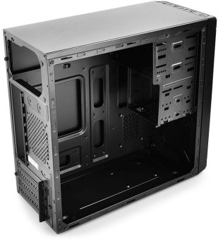 Корпус Deepcool Wave V2 черный без БП mATX 2x120mm 1xUSB2.0 1xUSB3.0 audio - купить недорого с доставкой в интернет-магазине