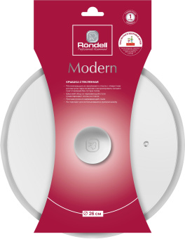 Крышка Rondell Modern RDA-1739 d=26см крыш.прозрачный руч.стальная - цена, купить или заказать с доставкой в интернет-магазине Крышка Rondell Modern RDA-1739 d=26см крыш.прозрачный руч.стальная - купить недорого с доставкой в интернет-магазине