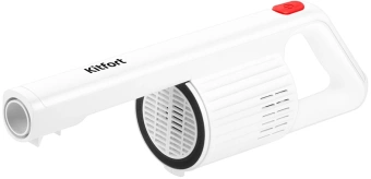 Пылесос ручной Kitfort КТ-5339 600Вт белый/красный - купить недорого с доставкой в интернет-магазине