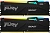 Память DDR5 2x32GB 6000MHz Kingston KF560C36BBEAK2-64 Fury Beast Black RGB RTL Gaming PC5-48000 CL36 DIMM 288-pin 1.35В kit single rank с радиатором Ret