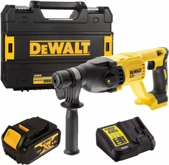 Перфоратор DeWalt DCH133M1-QW патрон:SDS-plus уд.:2.6Дж 18Вт аккум. (кейс в комплекте) - купить недорого с доставкой в интернет-магазине