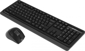 Клавиатура + мышь A4Tech Fstyler FGS1035Q клав:черный/серый мышь:черный/серый USB беспроводная Multimedia (FGS1035Q GREY) - купить недорого с доставкой в интернет-магазине