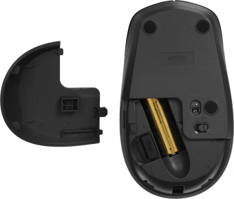 Мышь Logitech M190 черный/темно-серый оптическая 1000dpi беспров. USB 2but (910-005923) - купить недорого с доставкой в интернет-магазине