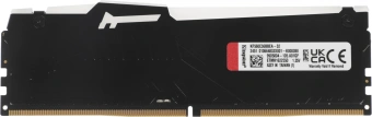 Память DDR5 32GB 6000MHz Kingston KF560C36BBEA-32 Fury Beast Black Expo RGB RTL Gaming PC5-48000 CL36 DIMM 288-pin 1.35В kit dual rank с радиатором Ret - купить недорого с доставкой в интернет-магазине