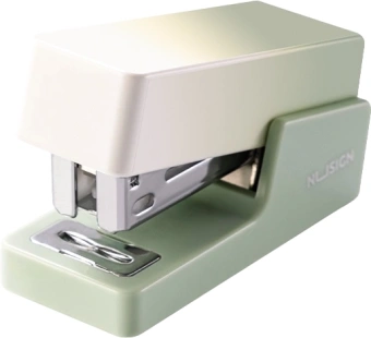Степлер мини Deli NS083AGREEN Nusign 24/6 26/6 (12листов) зеленый 40скоб металл/пластик - купить недорого с доставкой в интернет-магазине