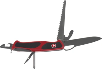 Нож перочинный Victorinox RangerGrip 78 (0.9663.MC) 130мм 12функц. красный/черный карт.коробка - купить недорого с доставкой в интернет-магазине