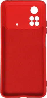 Чехол (клип-кейс) DF для Poco M4 Pro (4G) poOriginal-06 красный (POORIGINAL-06 (RED)) - купить недорого с доставкой в интернет-магазине