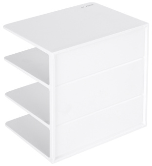 Подставка-ограничитель для книг Deli ENS006WHITE 162x162x122мм - купить недорого с доставкой в интернет-магазине