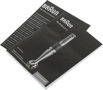 Блендер погружной Braun MQ9135XI 1200Вт черный/серебристый - купить недорого с доставкой в интернет-магазине