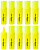 Набор текстовыделителей Deli Accent ES621YELL-P Delight скошенный пиш. наконечник 1-5мм желтый (10шт.)
