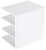 Подставка-ограничитель для книг Deli ENS006WHITE 162x162x122мм - купить недорого с доставкой в интернет-магазине