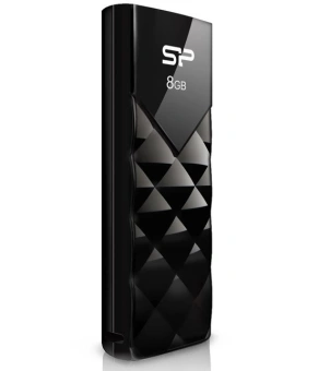 Флеш Диск Silicon Power 8GB Ultima U03 SP008GBUF2U03V1K USB2.0 черный - купить недорого с доставкой в интернет-магазине