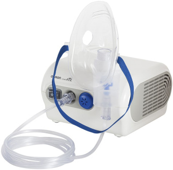 Ингалятор Omron NE-C28 Plus (NE-C28P-RU) компрессорный стационарный белый - купить недорого с доставкой в интернет-магазине