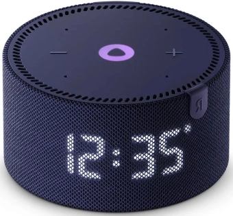 Умная колонка Yandex Станция Мини с часами Алиса синий 10W 1.0 BT 10м (YNDX-00020B) - купить недорого с доставкой в интернет-магазине