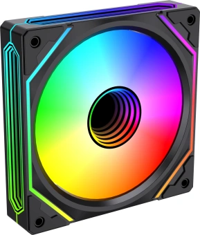 Вентилятор для корпуса Bloody BD-CF120ARGB5 LCD ARGB 120х120x25 черный 4-pin 26дБ (упак.:1шт) (BD-CF120ARGB5-BK) Ret - купить недорого с доставкой в интернет-магазине