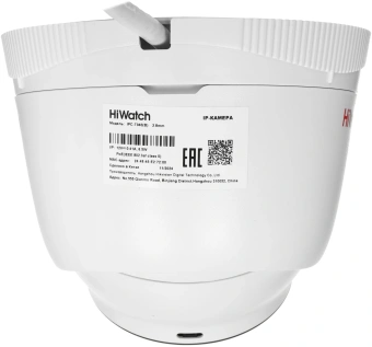 Камера видеонаблюдения IP HiWatch Ecoline IPC-T040(B)(2.8mm) 2.8-2.8мм цв. корп.:белый - купить недорого с доставкой в интернет-магазине